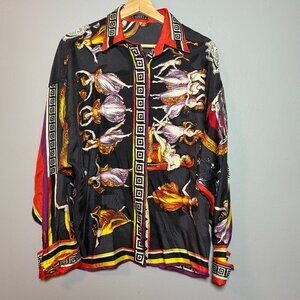 GIANNI VERSACE Rare Vintage Silk Shirt